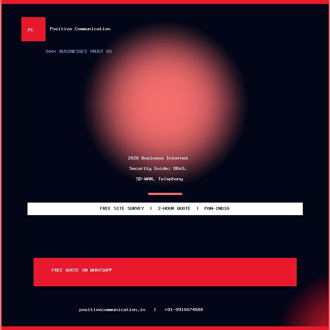 2026 Business Internet Security Guide: DDoS, SD‑WAN, Telephony